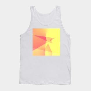 red yellow texture design Tank Top